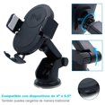 thumbnail image 4 of Cargador Qi VAK VH-112A con soporte para auto ajustable brazo chupon, 4 of 5