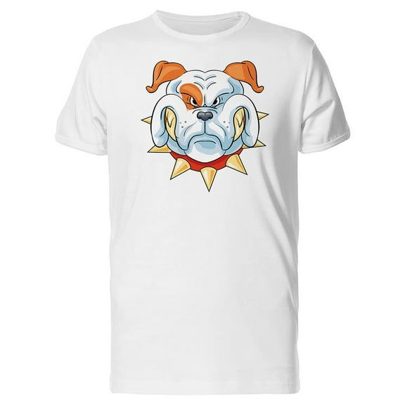Angry Bulldog Spike Collar Tee Men's -Image by Shutterstock