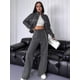 thumbnail image 4 of Conjunto Deportivo de Dos Piezas para Mujer, Ideal para Otoño Incluye Sudadera de Larga con Cremallera y Pantalón Gris Oscuro M, 4 of 7