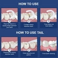 thumbnail image 3 of Floss 50 Palillos De Dientes 2 En 1, Palillos De Hilo De Alta Dureza, Cepillo Interdental, Palillo De Dientes, Raspador De Lengua, Herramientas De Cuidado Bucal, Palillos De, 3 of 6
