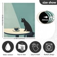 thumbnail image 5 of Yayeee Magnetic Dishwasher Cover for The Front Decoration Home Kitchen Machine Sticker Protector, Black Cat, 5 of 6