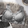 thumbnail image 6 of Front Button Closure Bras for Women,Wireless Lace Maternity Nursing,Wide Strap Seamless Comfort Support Pregnancy Sleep Bra, 6 of 6