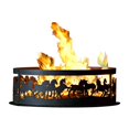 thumbnail image 1 of P&D Metal Works Mustangs Anneau de Feu Taille : Moyen, 1 of 4