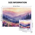 thumbnail image 5 of 1000 PCS 1000 Piece Vibrant Jigsaw Sunrise Forests Garden,Stunningly Vibrant Colors,Great For Relaxation And Display For Puzzle Enthusiast,Modern Art Flower Wooden Puzzles,Relax Yourself, 5 of 6
