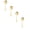 Gold(4PCS), variant on RZDLIZJ Stainless Steel Basting Spoon,Solid,8.58"x2.55",Gold(1pcs)