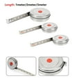 thumbnail image 4 of Sewing Tool Mini Retractable Tape Woodworking Measureing Ruler Stainless Steel 1 Meter, 4 of 7