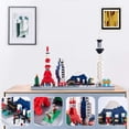 thumbnail image 4 of Dolblock Japón Tokio Skylines Arquitectura Micro Conjuntos de construcción Colección de monumentos famosos Mini bloques Modle Kit para adultos 1880 piezas, 4 of 5