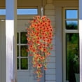 thumbnail image 4 of ToyKingdee Vibrant Trailing Artificial Flower Bush, Lifelike Cascading Foliage for Indoor and Outdoor Decor, 4 of 6