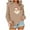 WYN1-Christmas Sweatshirts for Women-Khaki, variant on Meichang Womens Christmas Sweatshirts Christmas Santa Print Long Sleeve Crewneck Sweatshirt Casual Xmas Holiday Pullover Tops