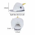 thumbnail image 2 of Chaussons d'Hiver en Peluche Licorne Mouton 3D Coton Chaud, 2 of 6
