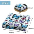 thumbnail image 7 of Elegant Butterfly & Floral Print Zabuton Cushion Thick Support for Meditation & Floor Lounging, 7 of 7