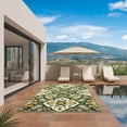 thumbnail image 2 of Sage Green Boho Outdoor Rug 5x8 Ft, Non Slip Washable Area Rug, Rustic Southwest Plants Motifs Patio Rugs Carpet Runner, Large Floor Mat for Indoor/Outdoor Deck Porch Camping, 2 of 8