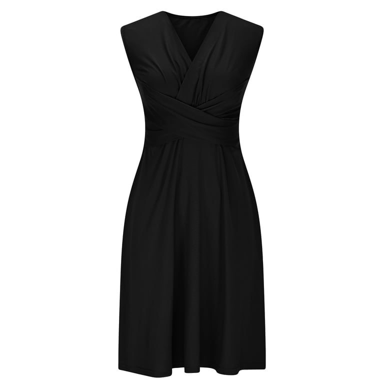 navy blue dress for baby girl Shasmi Girl's & Women's Solid Color V-Neck A-Line Maxi Dress for Women |  New Year Party Outfit | Waist Cinched Puff Sleeve Western | Elegant Casual  Wear (Dress 246) main image 0