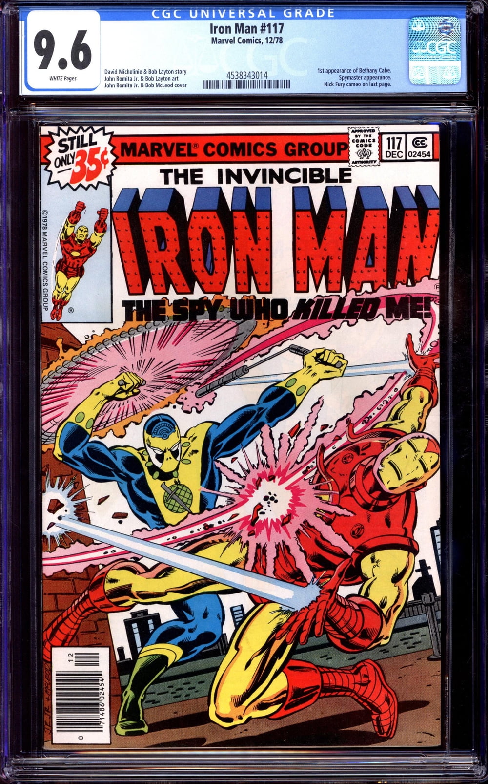Iron Man #117 - CGC 9.6 Comic Book