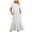 White, variant on JIUKE Eyelet Dresses for Women Short Sleeve Flowy Maxi Dress Casual Beach Sundress with Pockets XL