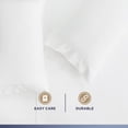 thumbnail image 5 of Martex 2-Pack Standard Pillowcases | 100% Supima Cotton 700TC Sateen | White, 5 of 5