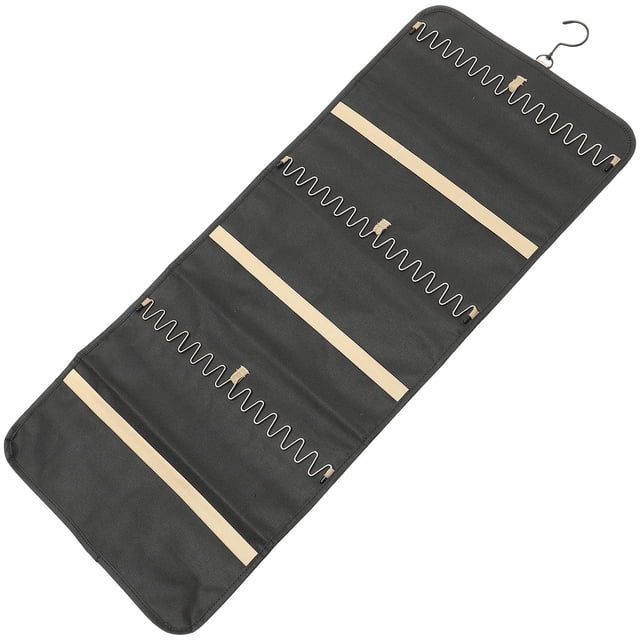 UPOUART Organizador Colgante De Joyas Negro Con Bolsillos Para Pendientes Y Fácil De Usar