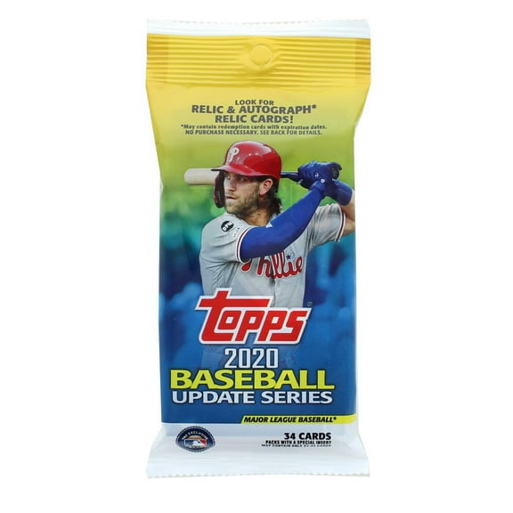 2020 Topps Baseball Update Series 34-Card Fat Pack