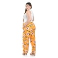 thumbnail image 4 of Pantalon estampado de flores Roman Fashion /Tallas Extras, 11350 (Mostaza) amarillo 40, 4 of 5