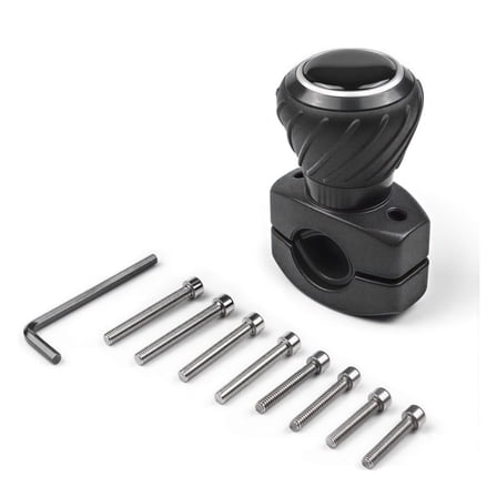 RYLZX Deluxe Steering Wheel Power Handle Spinner Knob - Universal Steering Wheel Fit for Cars, Trucks, Tractors, Mowers, Forklifts, etc