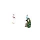 thumbnail image 5 of Escultura De Resina De Flamenco Radiante Y Pavo Real, Figura De Arte Moderno Con Soporte De Metal Para Jardín, Estanque, Macizo De Flores, Dormitorio, Oficina O Sala De Estar., 5 of 8