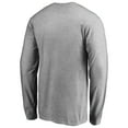 thumbnail image 3 of Men's Heather Gray Memphis Grizzlies Primary Logo Long Sleeve T-Shirt, 3 of 3