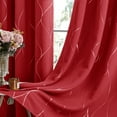thumbnail image 6 of Deconovo New Year Red Blackout Curtains for Bedroom, 2 Panels, Thermal Insulated, 52Wx 45L inch, 6 of 7