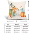 thumbnail image 6 of Fall Maple Leaves Pillow Covers 20X20 Inch Teal Orange White Green Pumpkins Decorative Couch Pillow Cases Set of 2 Autumn Thanksgiving Throw Pillows Farm Decor For Room Porch Patio Couch Outdoor, 6 of 6