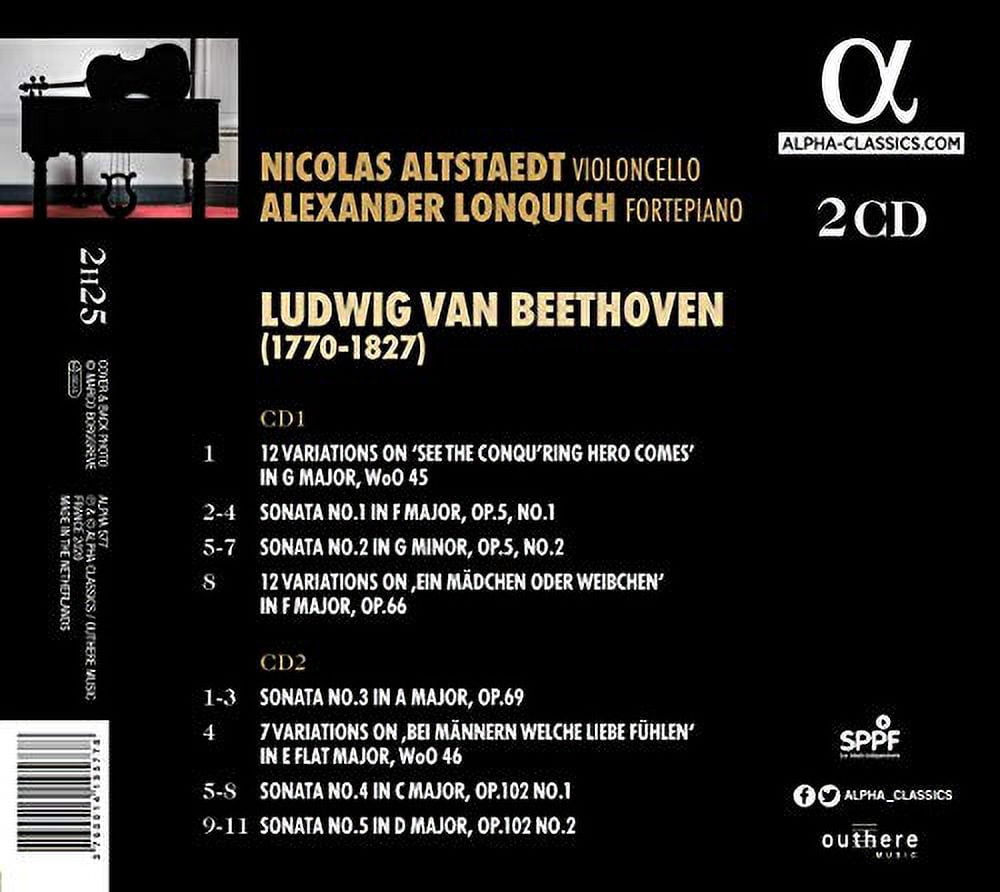 Lonquich  Altstaedt - Complete Piano & Violoncello - Music & Performance - CD