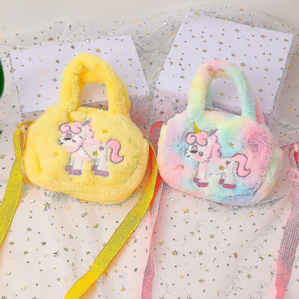 Unicorn Bag Girls Plush Crossbody Bags Mini Handbag Kid Keys Coin Purse Walmart