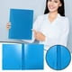 thumbnail image 2 of Carpeta de plástico con bolsillos (de color), azul, duradera, ahorra espacio, organizadora de documentos/papelería de oficina/escolar, 2 of 4