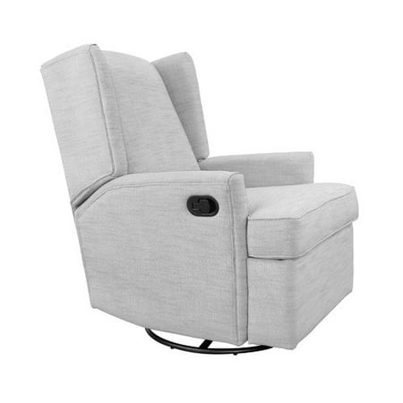 SECOND STORY HOME Hemingway Swivel Recliner Chair - Gray