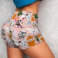 thumbnail image 4 of Fotbe Cartoon Halloween Shorts Sin Costuras – Shorts Deportivos de Cintura Alta para Mujer, Elásticos para Gimnasio, Yoga, Running o Ciclismo-XX-Large, 4 of 8