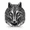 Blue, variant on Men's Wolf Head Ring, Stainless Steel Gothic Biker Statement Ring, Detailed Fur Texture, US Sizes 7-15, Punk Rock Style, Birthday Gift for Him