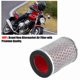 thumbnail image 4 of Filtro de Aire de Motocicleta, Reemplazo de Filtro de Aire de Algodón Polvo Redondo de Algodón para CB250 CB600 CB600F 1998-2005 PARA MANTENIMIENTO, 4 of 7