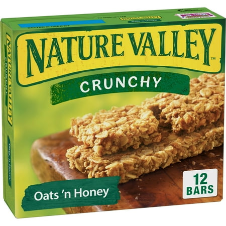 Nature Valley Oats 'N Honey Crunchy Granola Bar, 8.94 oz ...
