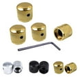thumbnail image 4 of 4PCS Metal Tone Control Knob Dome Knob Set with Inner Hexagon Spanner for Electric Guitar Bass, 4 of 12