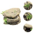 thumbnail image 3 of Basking Reptile Aquarium Ornamentfish Tank Rocks Platform Turtle Dragon Bearded Landscaping Turtles Resin Decoration, 3 of 7