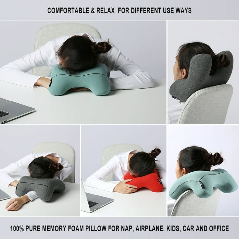 Sleepavo Memory Foam Seat Cushion & Lower Back Pain Relief Padded