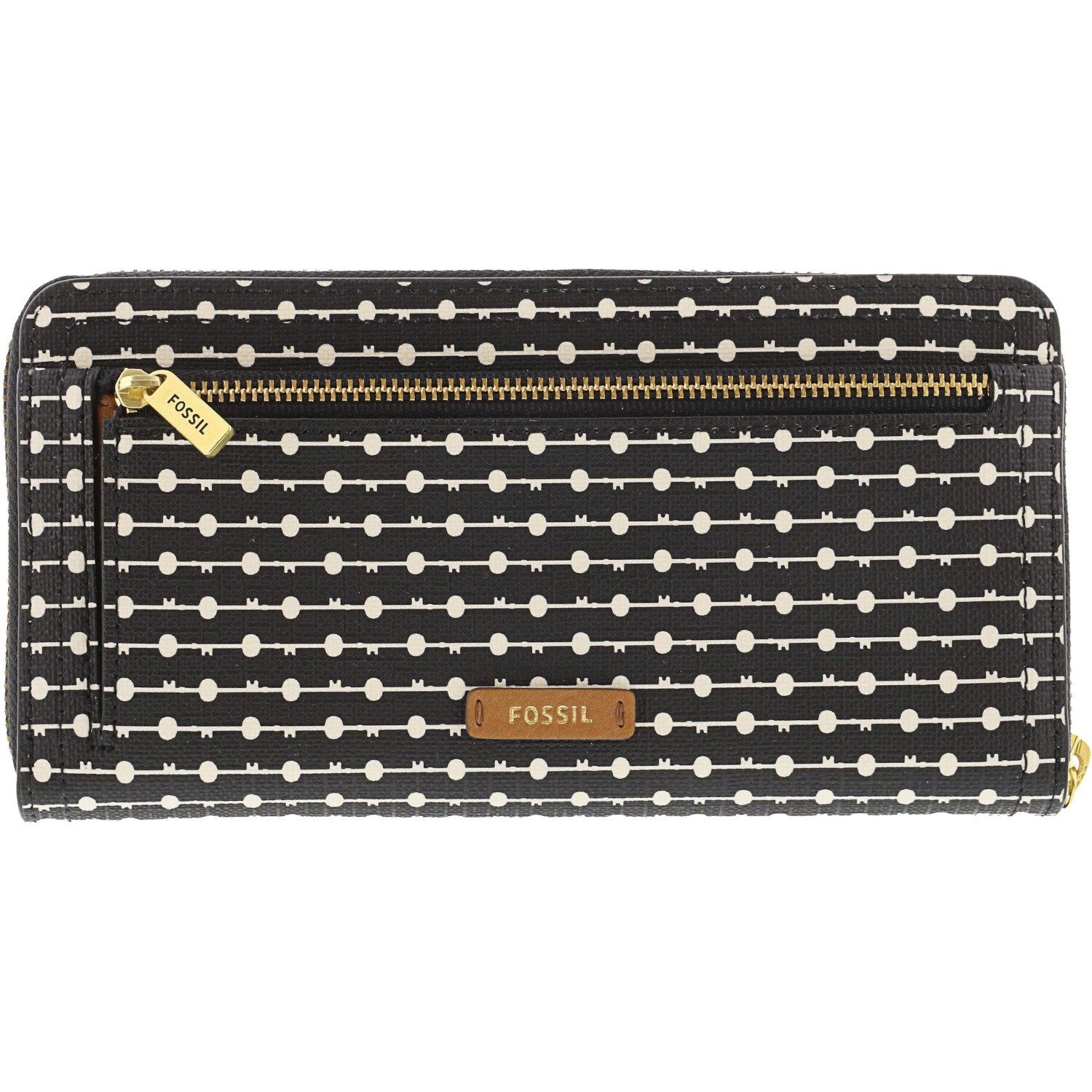 logan rfid zip around clutch