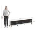 thumbnail image 4 of Mueble TV 85" Kappesberg 218cm con 3 Puertas Blanco/Negro, 4 of 10