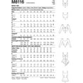 thumbnail image 2 of McCalls Sewing Pattern 8116 Tops, 2 of 5