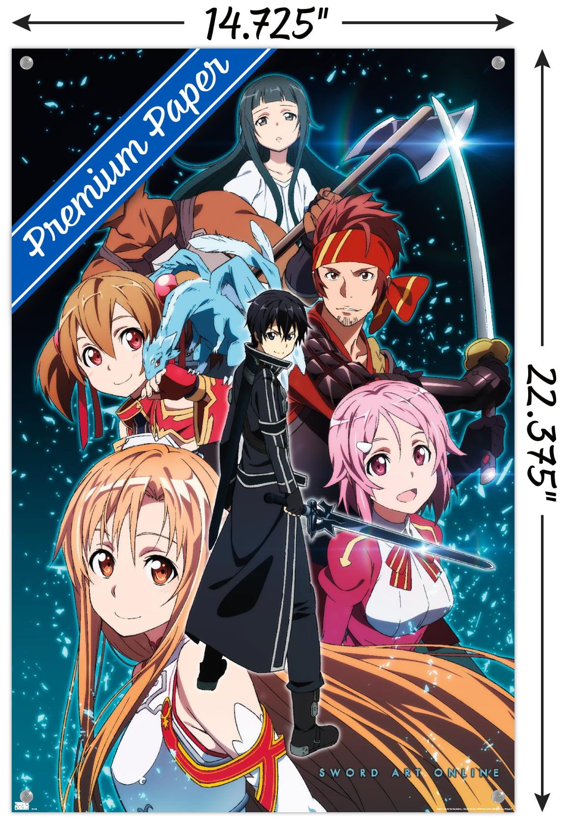 Sword Art Online Characters Poster – My Hot Posters