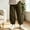 Army Green, variant on LvhaoGJOB Kids' Jogger Pants - Soft, Elastic Waist & Pockets - Pink 13-14 Years