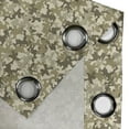 thumbnail image 4 of Ambesonne Camouflage Grommet Curtain, Faded Colors Classic, 50" x 120", Khaki Olive Green, 4 of 6