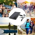 thumbnail image 5 of AITOCO Solar Charger Portable Fast Charging 6 Volt 3W Power Bank Camping Accessories for RV Boat Backpacking Hiking Car Outdoor Adventure Travel Beach Festival Urgency Storm gently, 5 of 9