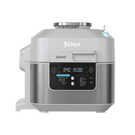 Ninja - Speedi Rapid Cooker & Air Fryer, 6-QT Capacity, 12-in-1 Functionality, 15-Minute Meals All In One Pot - Light Gray