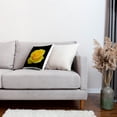 thumbnail image 4 of 3drose, Yellow Rose Close up Photograph Ofyellow Rose of Texas Isolated on Black Background, 16x16 inch Pillow Case, 4 of 5