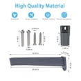 thumbnail image 4 of Satellite Long Wall Mount Kit, Satellite Wall Mount Rustproof Metal  for Standard Actuated Dish, 4 of 7