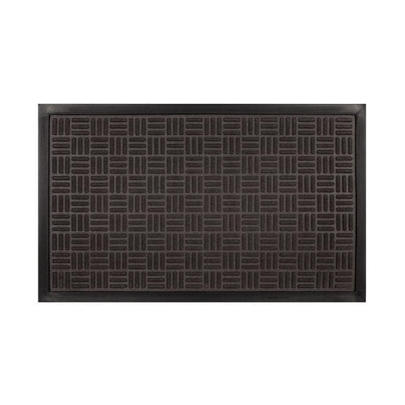 Mainstays Gateway Charcoal Polyester Doormat, 18'' x 30''